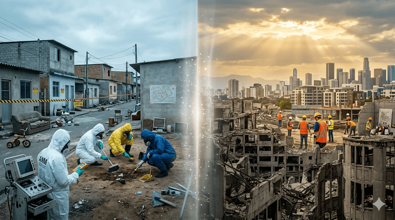 Capa editorial do artigo: Lições da Radiação em Hiroshima e Goiânia: Riscos e Reconstrução